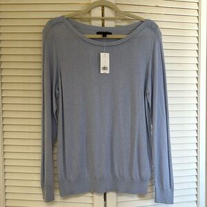 Light blue long sleeve top , Size L , Brand new with tag Banana Republic